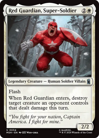 Red Guardian, Super-Soldier [Marvel Super Heroes]