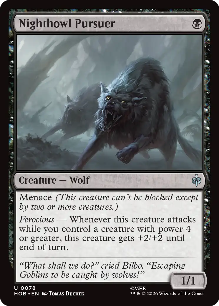 Nighthowl Pursuer [The Hobbit]