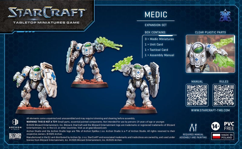Starcraft Miniatures Games: Terran - Medic - Expansion Set