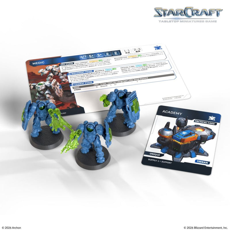 Starcraft Miniatures Games: Terran - Medic - Expansion Set