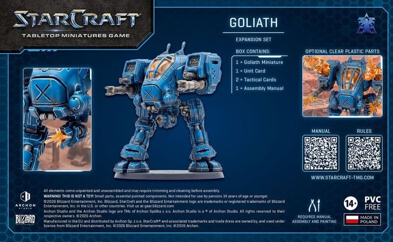 Starcraft Miniatures Games: Terran - Goliath - Expansion Set