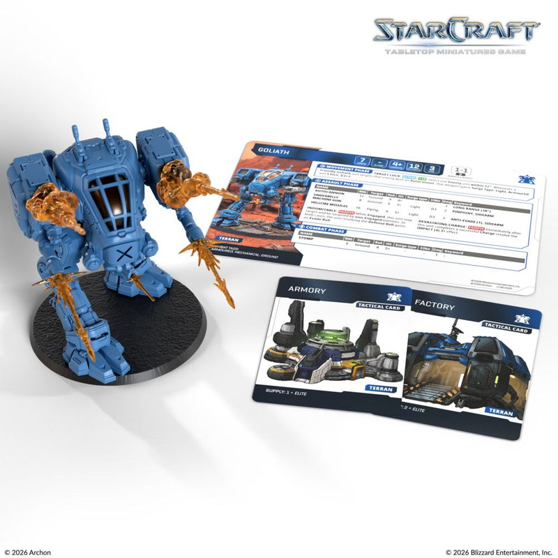Starcraft Miniatures Games: Terran - Goliath - Expansion Set