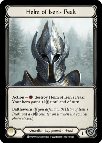 Helm of Isen's Peak [OLD004] (Tales of Aria Oldhim Blitz Deck)  1st Edition Normal