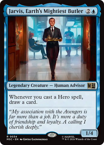 Jarvis, Earth's Mightiest Butler [Marvel Super Heroes Commander]
