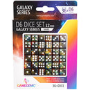 Gamegenic Galaxy Series - Mars - D6 Dice Set 12 mm (36 pcs)