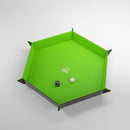 Gamegenic Magnetic Dice Tray Hexagonal Black/Green
