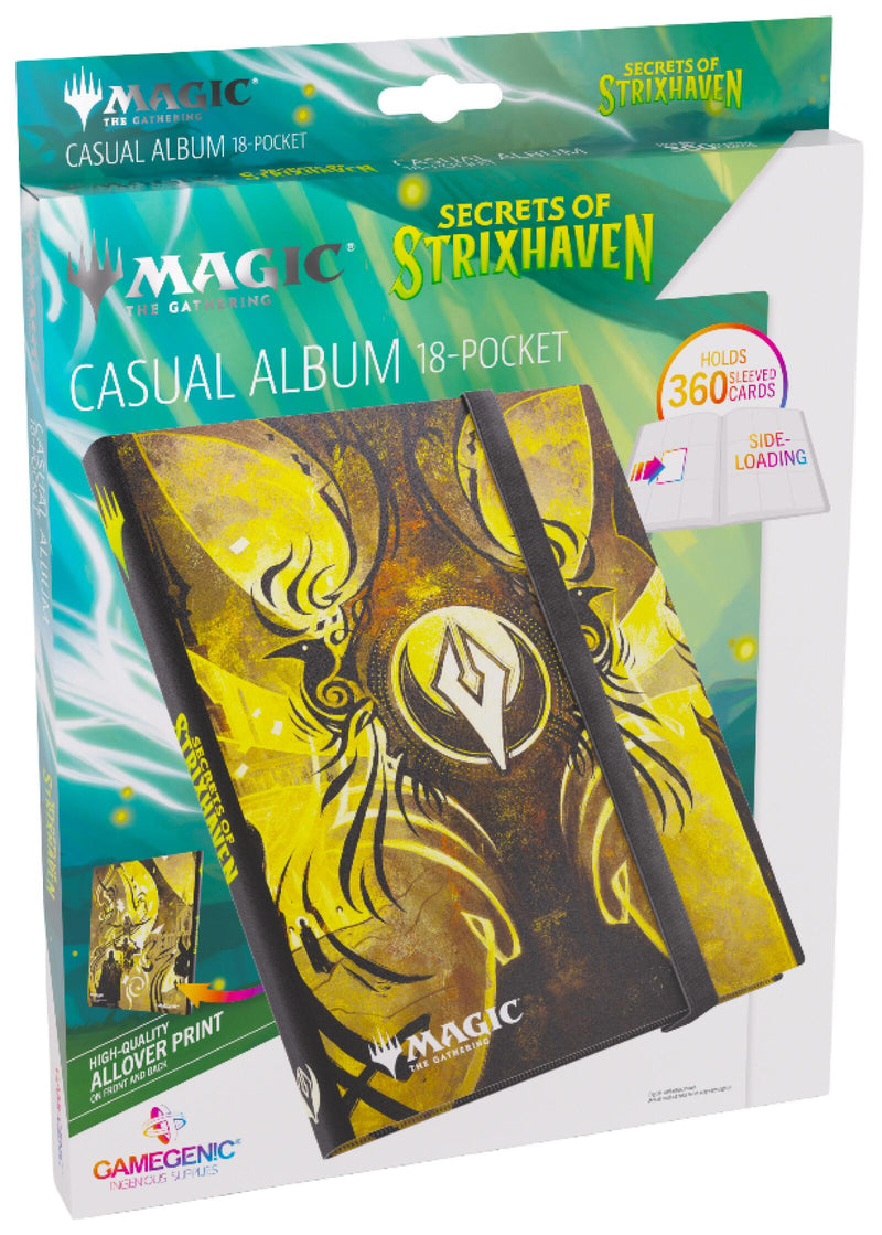Gamegenic Magic The Gathering Secrets of Strixhaven Casual Album 18-Pocket- Silverquill