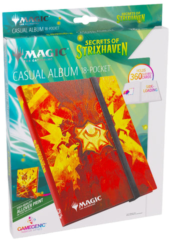 Gamegenic Magic The Gathering Secrets of Strixhaven Casual Album 18-Pocket- Lorehold