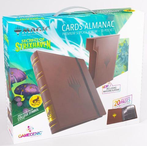 Gamegenic Magic The Gathering Secrets of Strixhaven Cards Almanac Premium Slipcase Album 18-Pocket - Prismari
