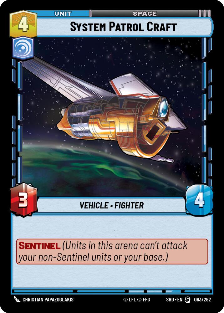 System Patrol Craft (063/262) [Shadows of the Galaxy]