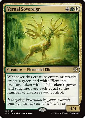 Vernal Sovereign [Lorwyn Eclipsed Commander]