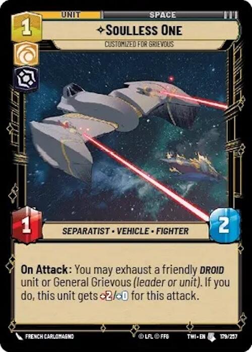 Soulless One - Customized for Grievous (179/257) [Twilight of the Republic]