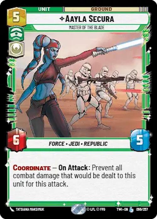 Aayla Secura - Master of the Blade (096/257) [Twilight of the Republic]