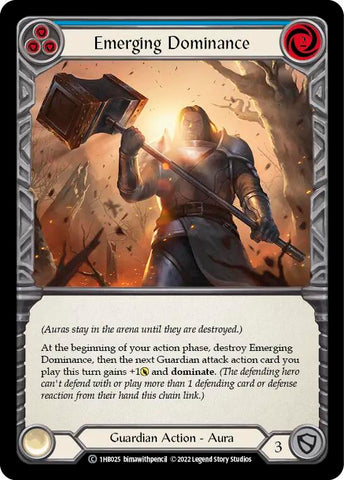 Emerging Dominance (Blue) [1HB025] (History Pack 1 Bravo Blitz Deck)