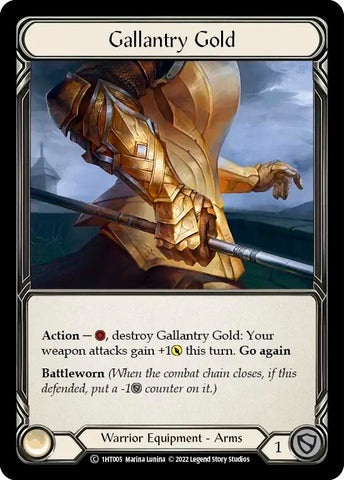 Gallantry Gold [1HT005] (History Pack 1 Dorinthea Blitz Deck)
