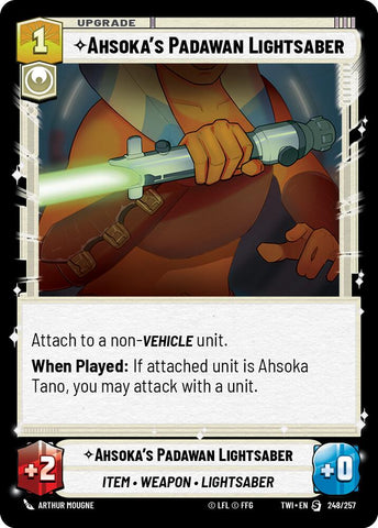 Ahsoka's Padawan Lightsaber (248/257) (248/257) [Twilight of the Republic]
