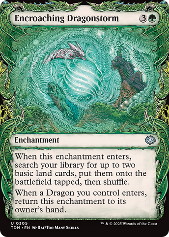 Encroaching Dragonstorm (Showcase) [Tarkir: Dragonstorm]