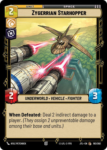 Zygerrian Starhopper (183/262) (183/257) [Jump to Lightspeed]