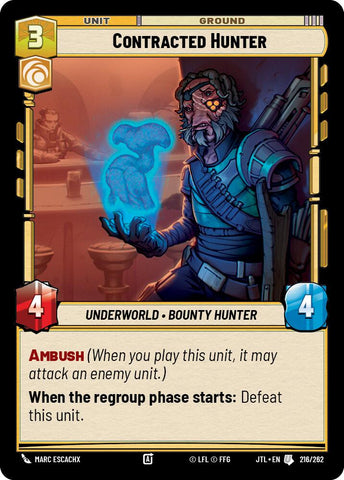 Contracted Hunter (216/262) (216/257) [Jump to Lightspeed]
