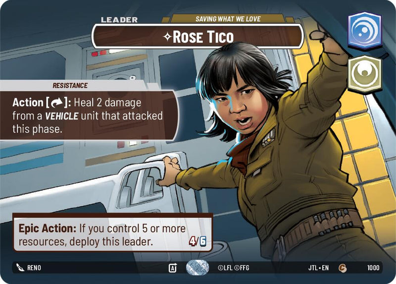 Rose Tico - Saving What We Love (1000) (Showcase) (1000) [Jump to Lightspeed]