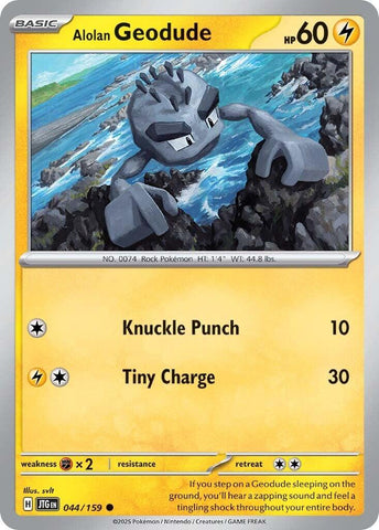 Alolan Geodude (044/159) [Scarlet & Violet: Journey Together]