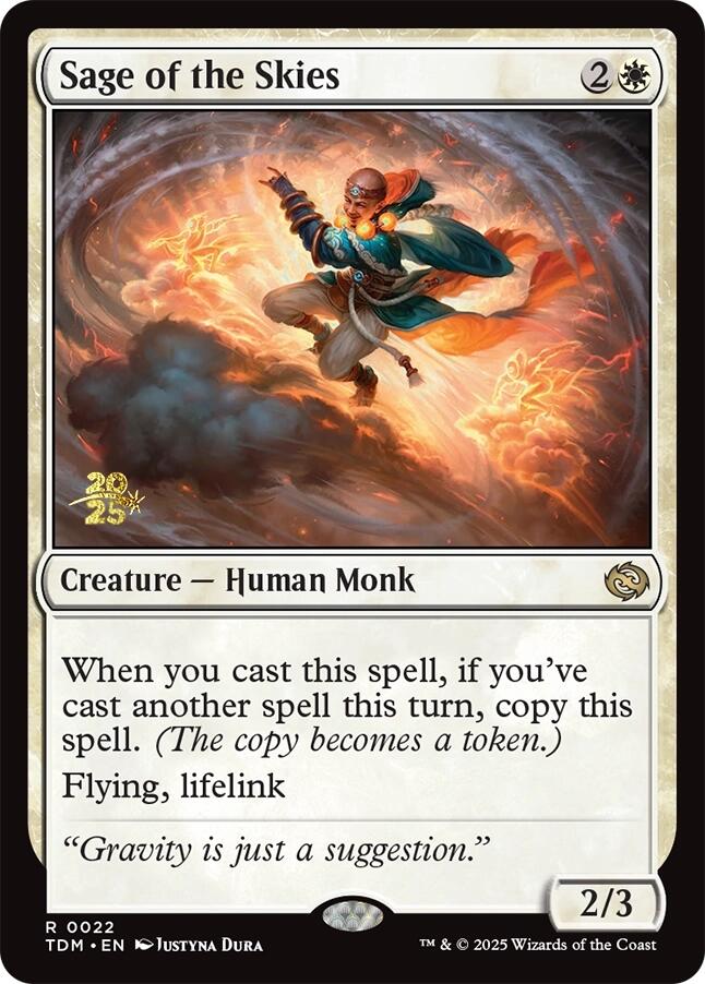 Sage of the Skies [Tarkir: Dragonstorm Prerelease Promos]