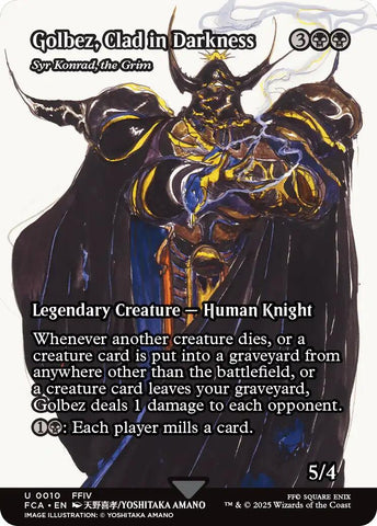 Golbez, Clad in Darkness - Syr Konrad, the Grim (Showcase) [FINAL FANTASY : Through the Ages]