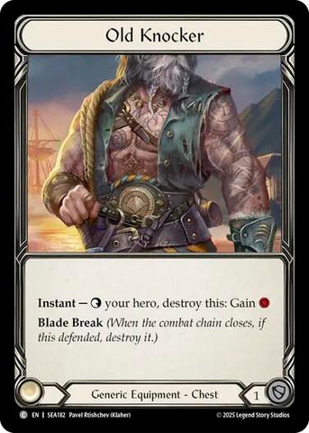 Old Knocker (Treasure) [SEA182] (High Seas)  Cold Foil