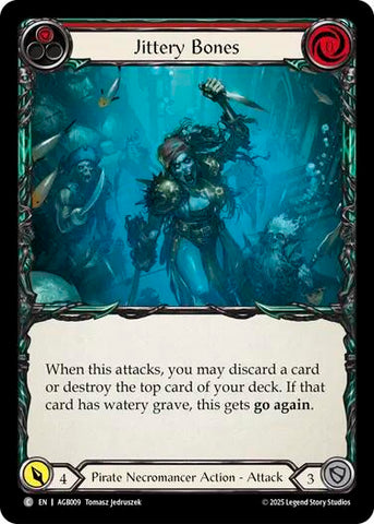 Jittery Bones (Red) [AGB009] (Armory Deck: Gravy Bones)