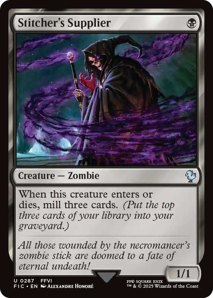 Stitcher's Supplier (Surge Foil) [FINAL FANTASY Commander]
