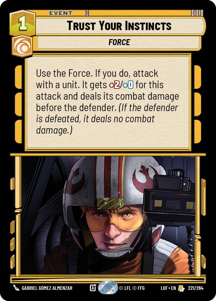 Trust Your Instincts (221/264) (221/264) [Legends of the Force]