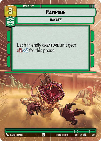 Rampage (391) (Hyperspace) (391) [Legends of the Force]