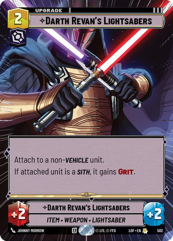 Darth Revan's Lightsabers (502) (Hyperspace) (502) [Legends of the Force]