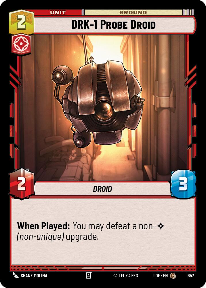 DRK-1 Probe Droid (657) (Foil) (657) [Legends of the Force]