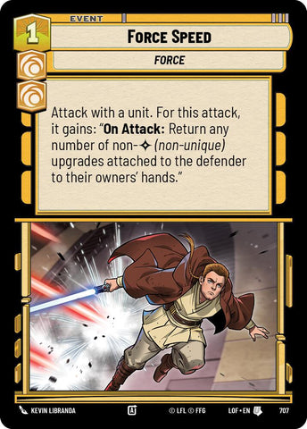 Force Speed (707) (Foil) (707) [Legends of the Force]