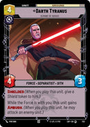 Darth Tyranus - Servant of Sidious (733) (Foil) (733) [Legends of the Force]