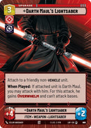 Darth Maul's Lightsaber (880) (Hyperspace Foil) (880) [Legends of the Force]