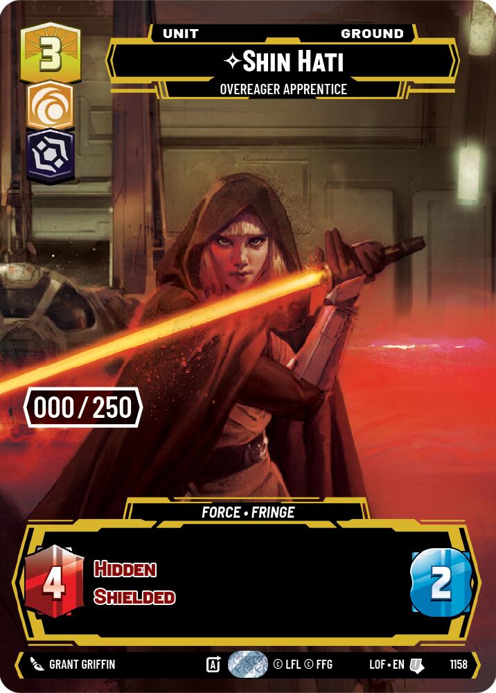 Shin Hati - Overeager Apprentice (1158) (Serialized) (1158) [Legends of the Force]