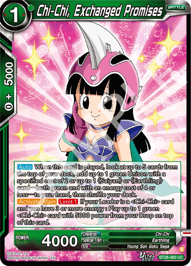 Chi-Chi, Exchanged Promises (BT28-060) [Prismatic Clash]