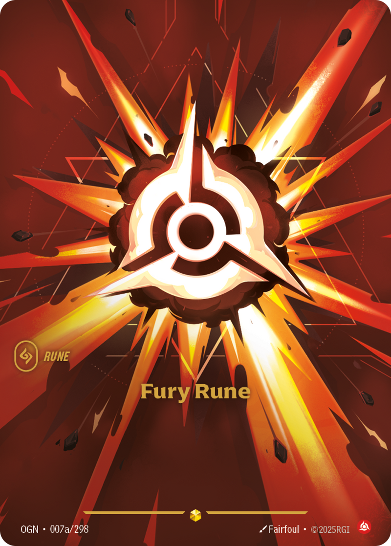 Fury Rune (Alternate Art) - 7 - [OGN]