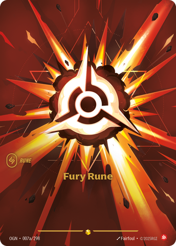 Fury Rune (Alternate Art) - 7 - [OGN]