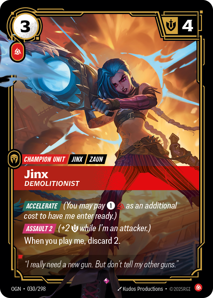 Jinx - Demolitionist - 30 - [OGN]