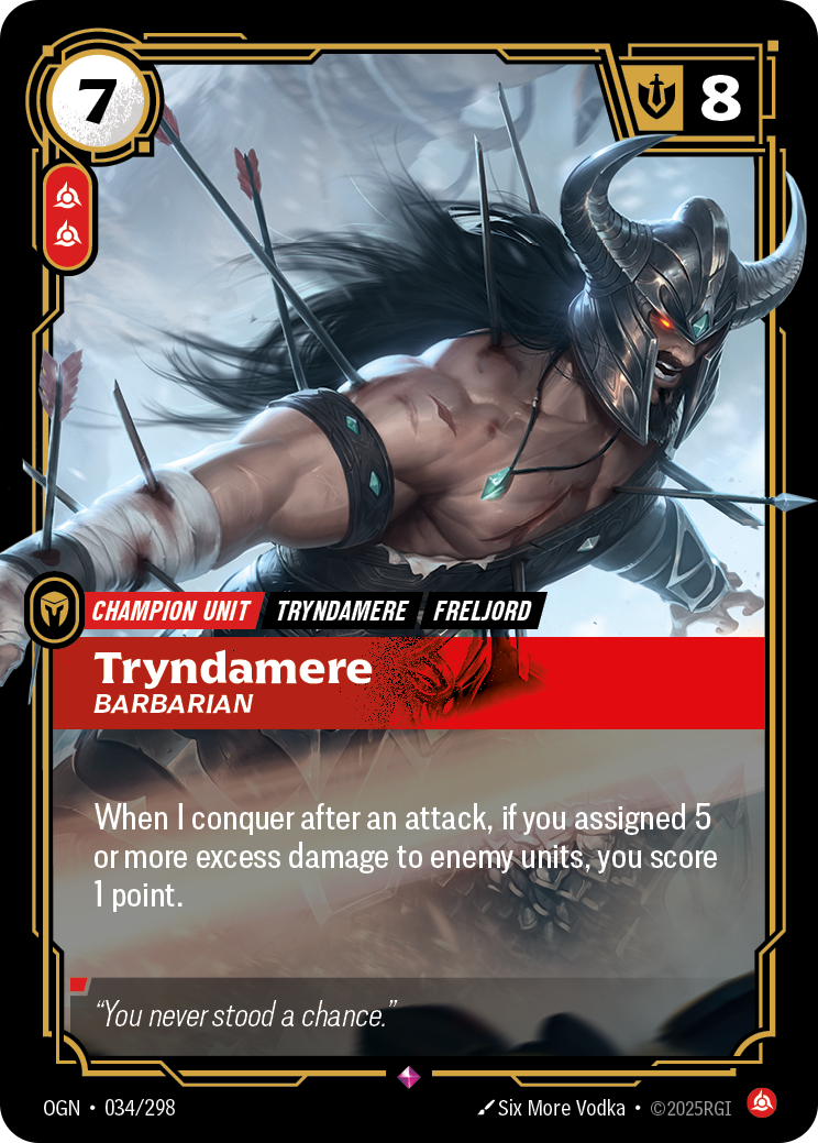Tryndamere - Barbarian - 34 - [OGN]
