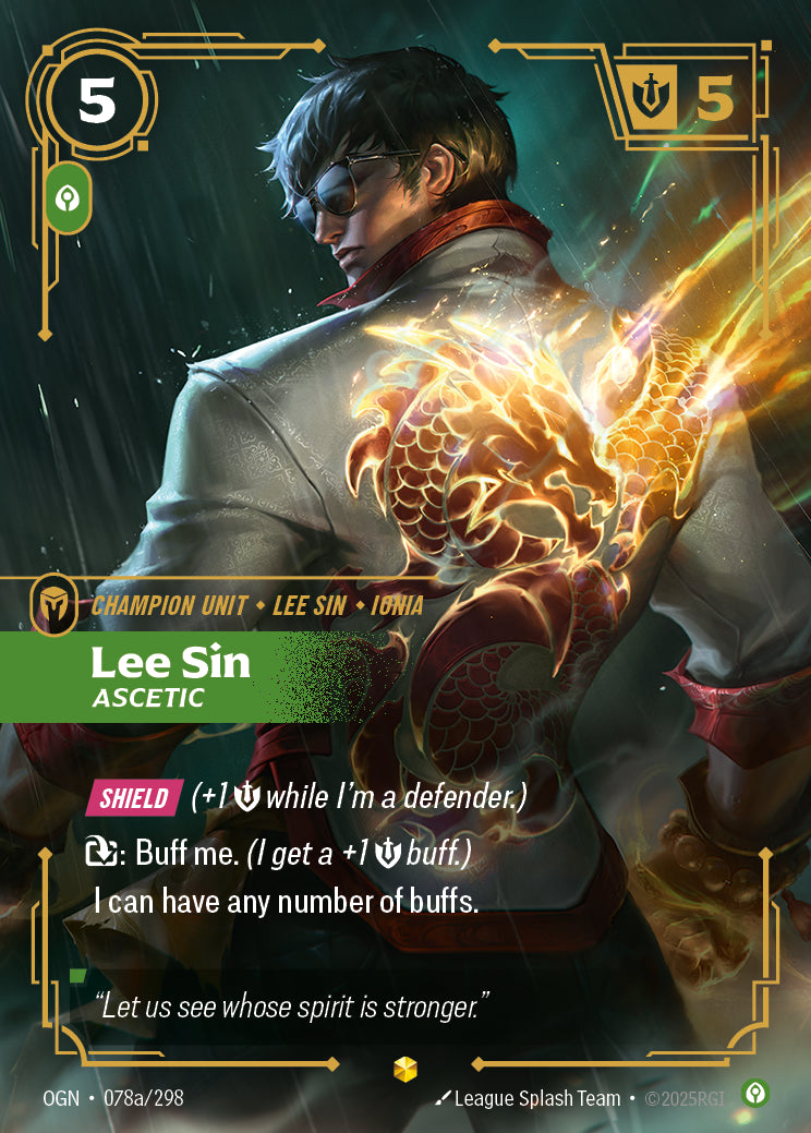 Lee Sin - Ascetic (Alternate Art) - 78 - [OGN]
