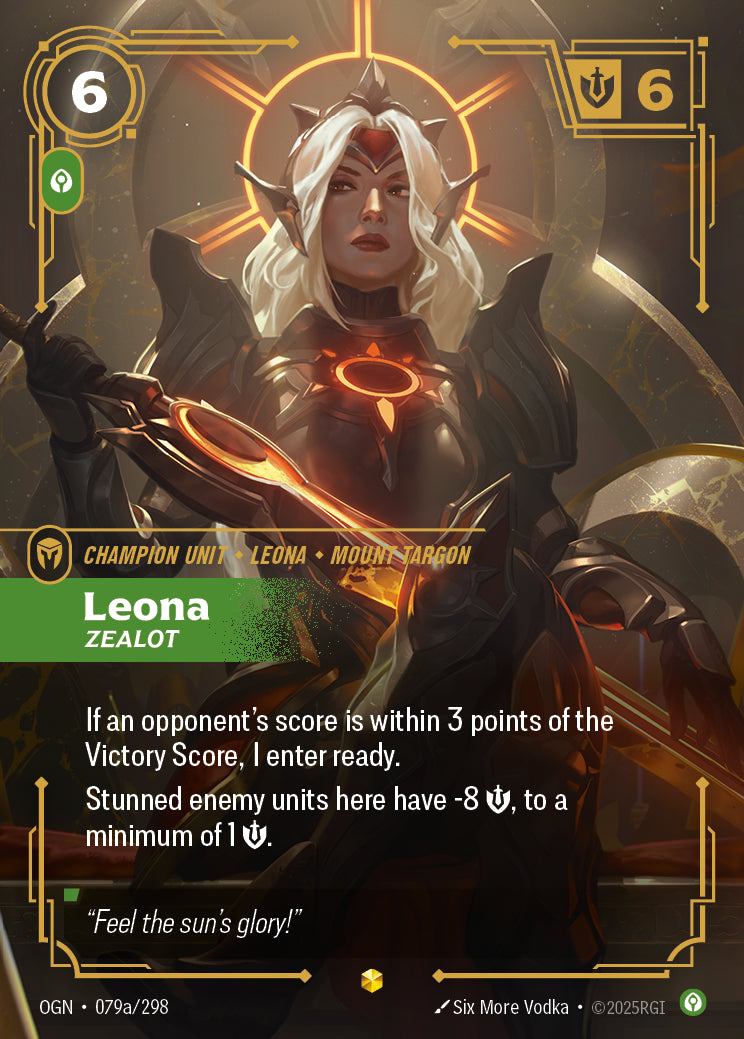 Leona - Zealot (Alternate Art) - 79 - [OGN]