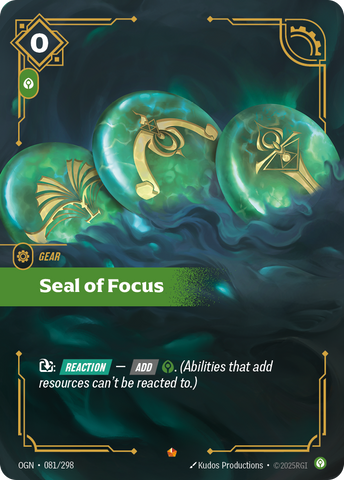 Seal of Focus - 81 - [OGN]