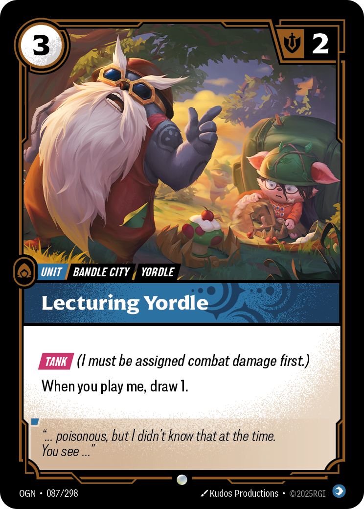 Lecturing Yordle - 87 - [OGN]