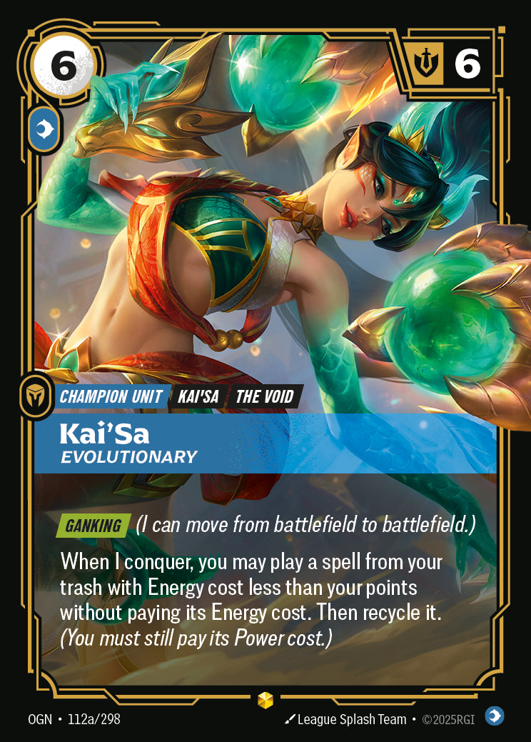 Kai'Sa - Evolutionary (Alternate Art) - 112 - [OGN]