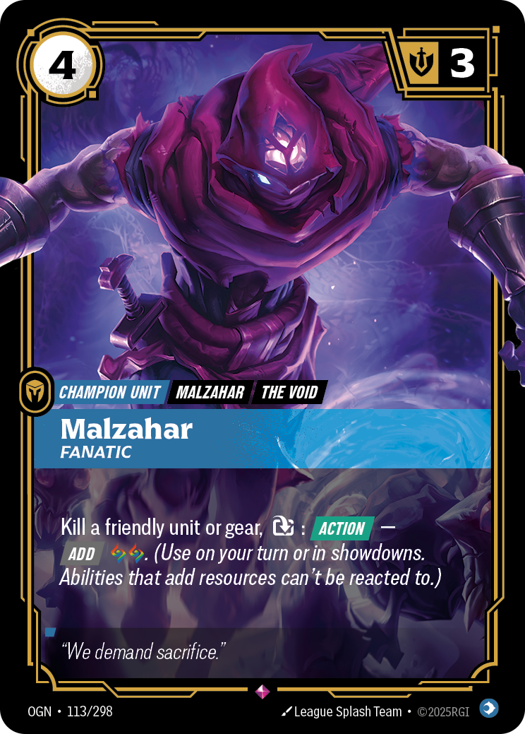 Malzahar - Fanatic - 113 - [OGN]