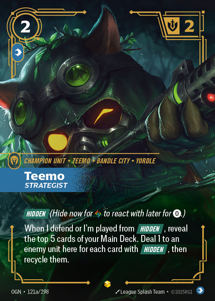 Teemo - Strategist (Alternate Art) - 121 - [OGN]